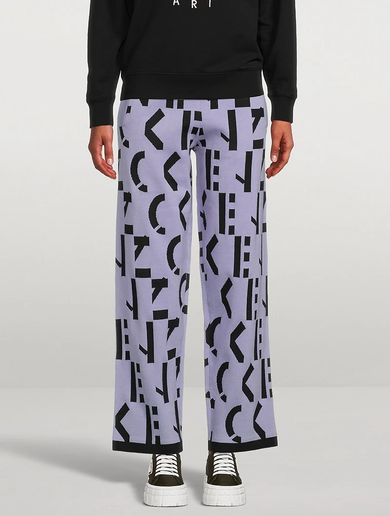 Monogram Knit Joggers