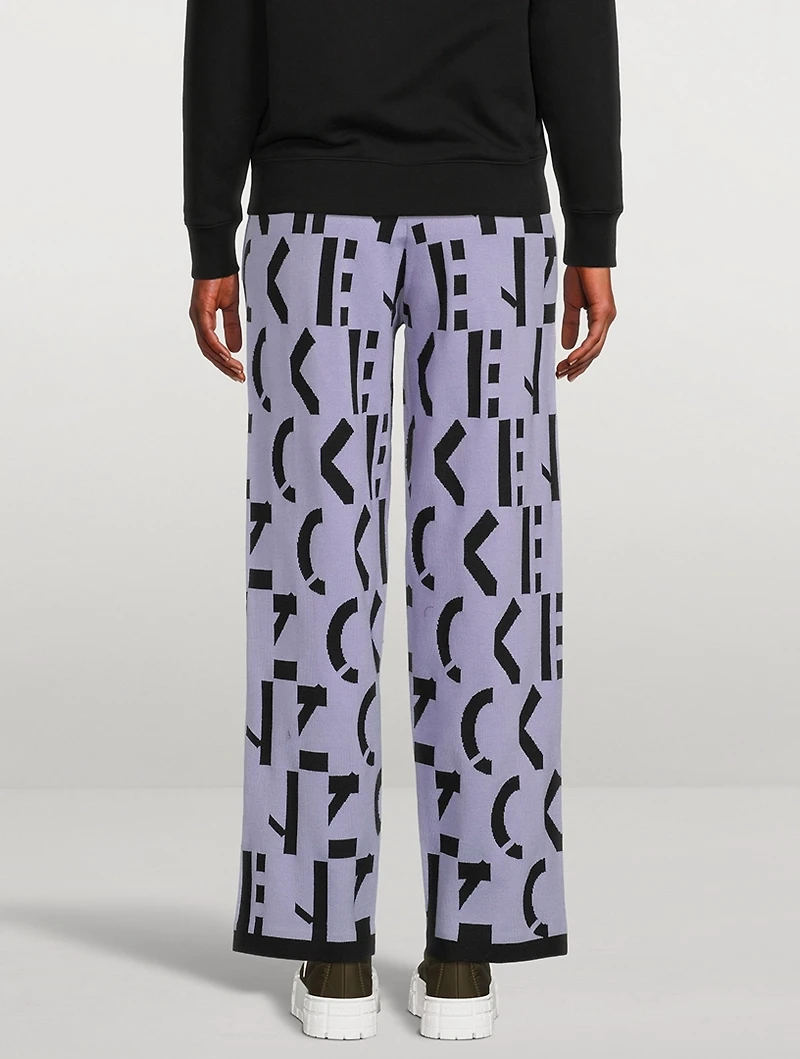 Monogram Knit Joggers