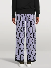 Monogram Knit Joggers