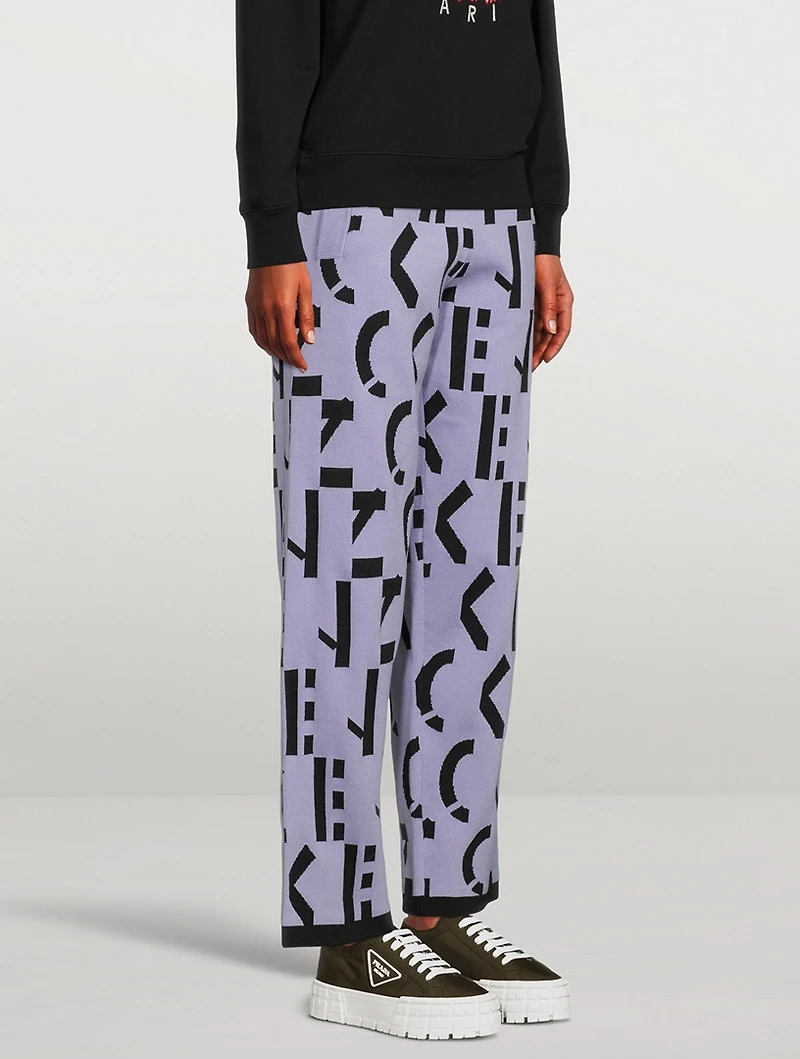Monogram Knit Joggers