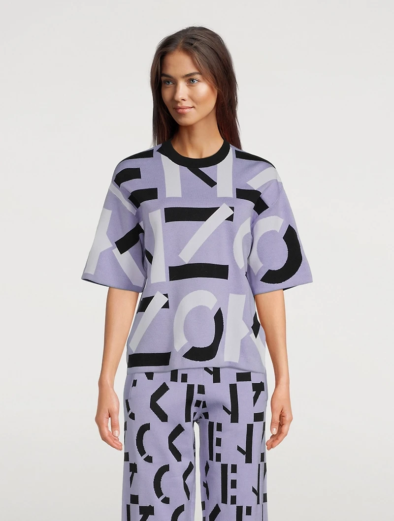 Monogram Knit T-Shirt