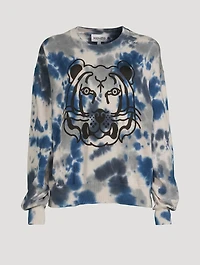 Tiger Sweater Tie-Dye Print