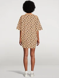 Monogram Knit T-Shirt Dress