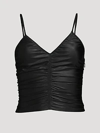 Ruched Spandex Jersey Cami