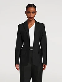 Stretch-Nylon Slim Blazer