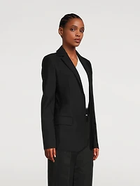 Stretch-Nylon Slim Blazer
