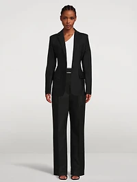 Stretch-Nylon Slim Blazer
