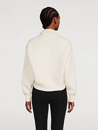 Cropped Polo Sweater