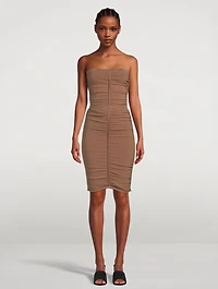 Ruched Pencil Skirt