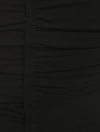 Ruched Bandeau Midi Dress