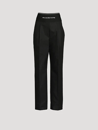 Wide-Leg Trousers