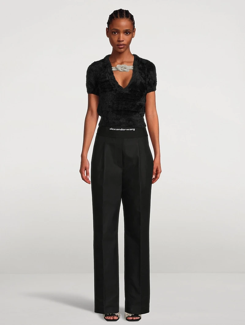Wide-Leg Trousers