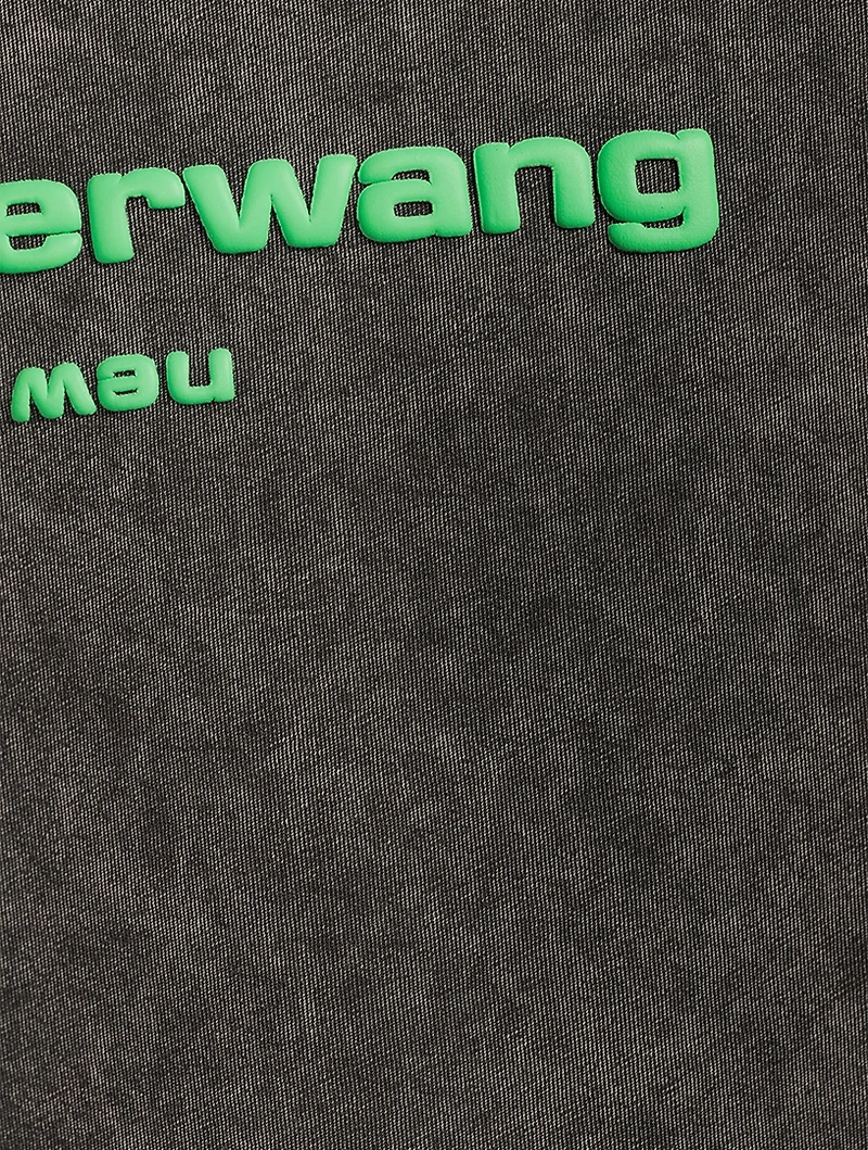 Acid Washed T-Shirt With Logo