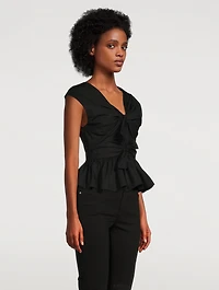 Elen Organic Cotton Tie-Front Blouse
