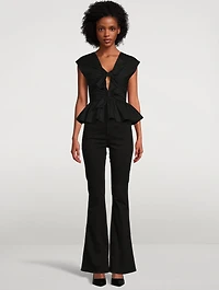 Elen Organic Cotton Tie-Front Blouse