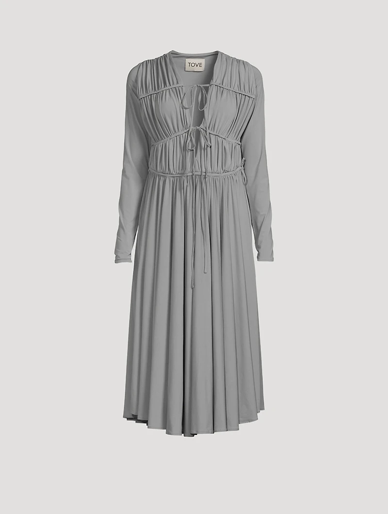 Lexi Ruched Midi Dress