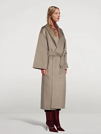 Rebeca Belted Wool Coat