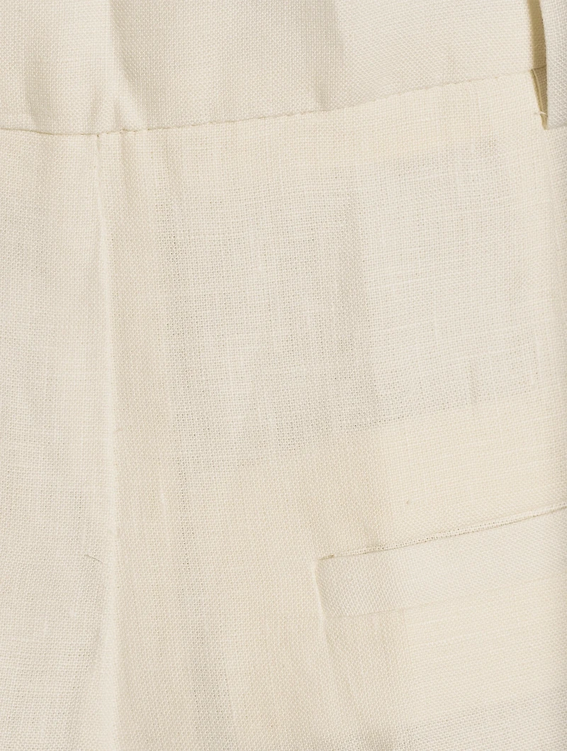 Baiyan Wide-Leg Linen Trousers