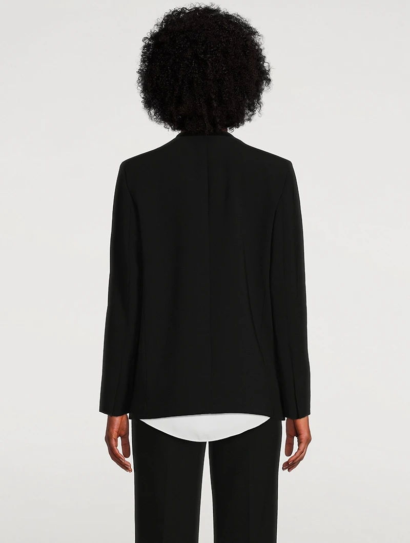 Crepe Tuxedo Jacket