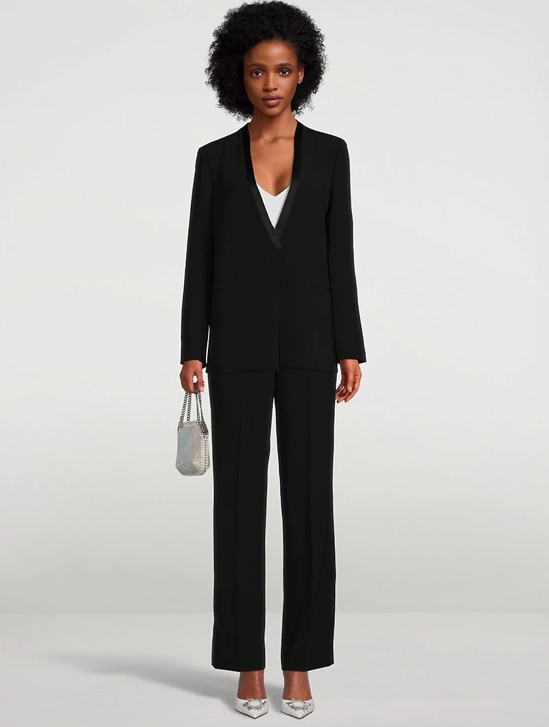 Crepe Tuxedo Jacket