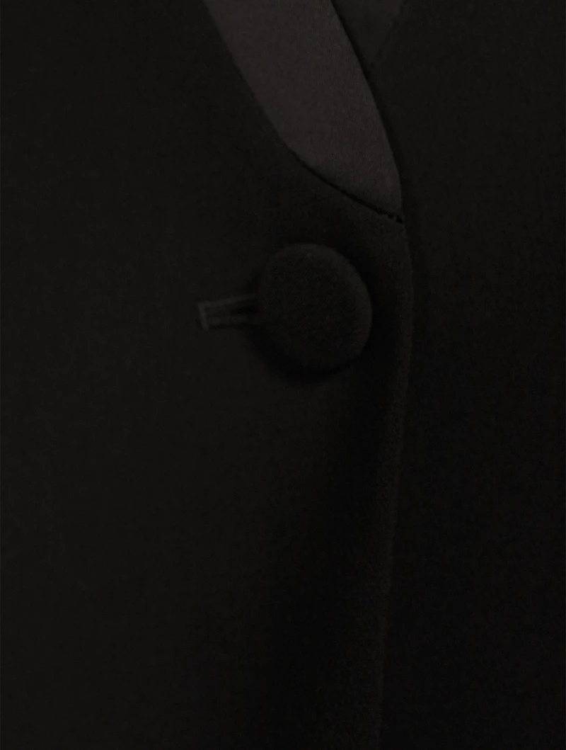 Crepe Tuxedo Jacket