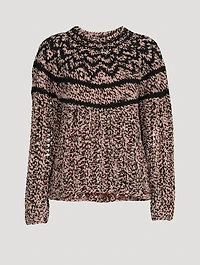 Chevron Wool And Cashmere Sweater