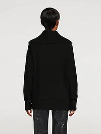Button Cashmere Sweater