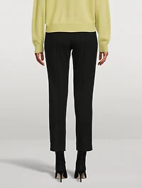 Double-Knit Slim Trousers