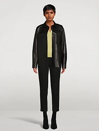 Double-Knit Slim Trousers