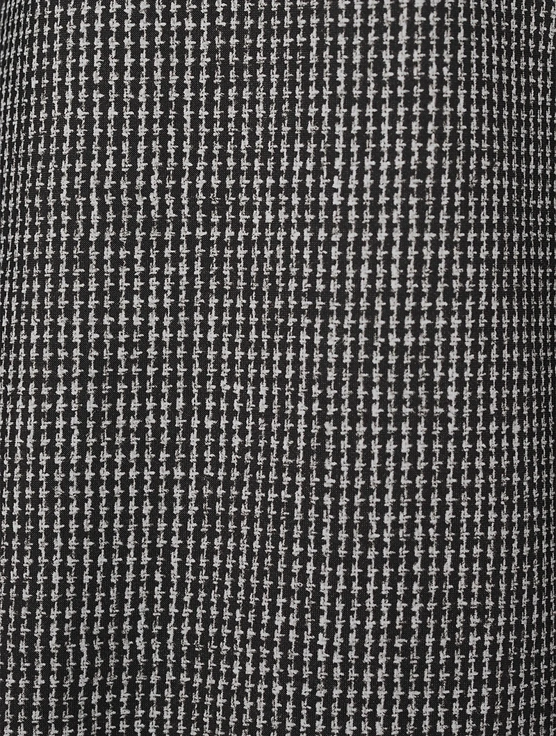 Ponte Anorak Houndstooth Print