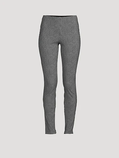 Ponte Leggings Houndstooth Print