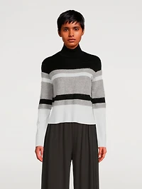 Double-Knit Turtleneck Sweater