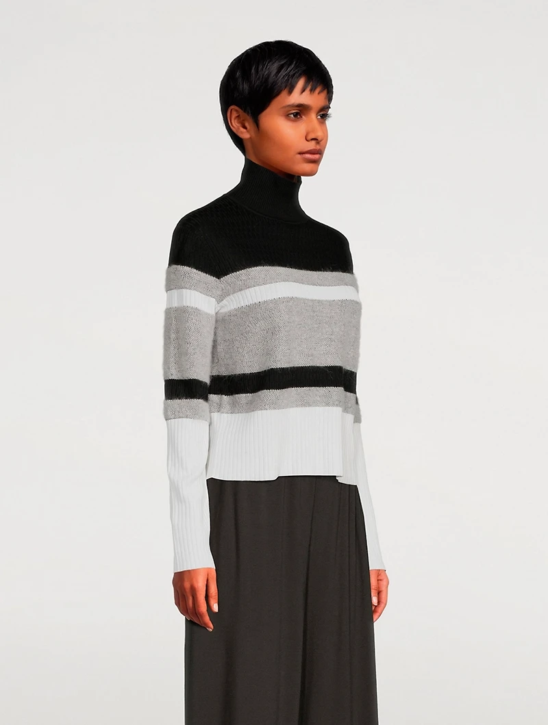 Double-Knit Turtleneck Sweater