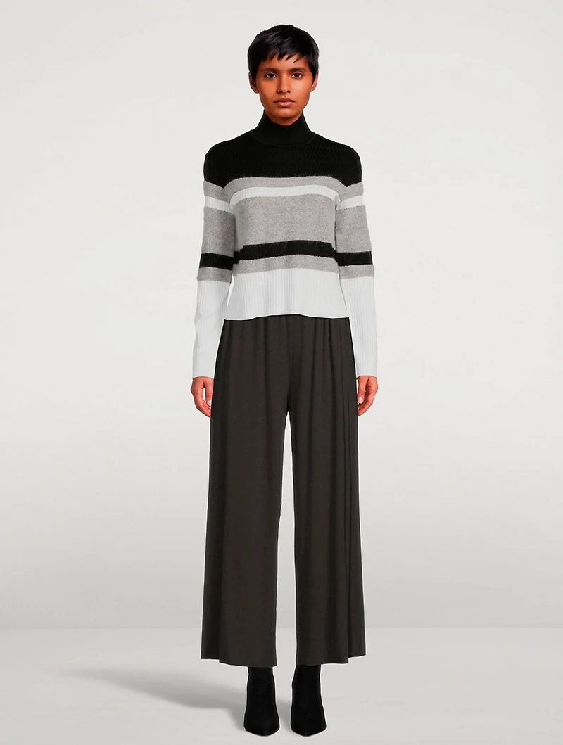 Double-Knit Turtleneck Sweater
