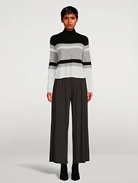 Double-Knit Turtleneck Sweater