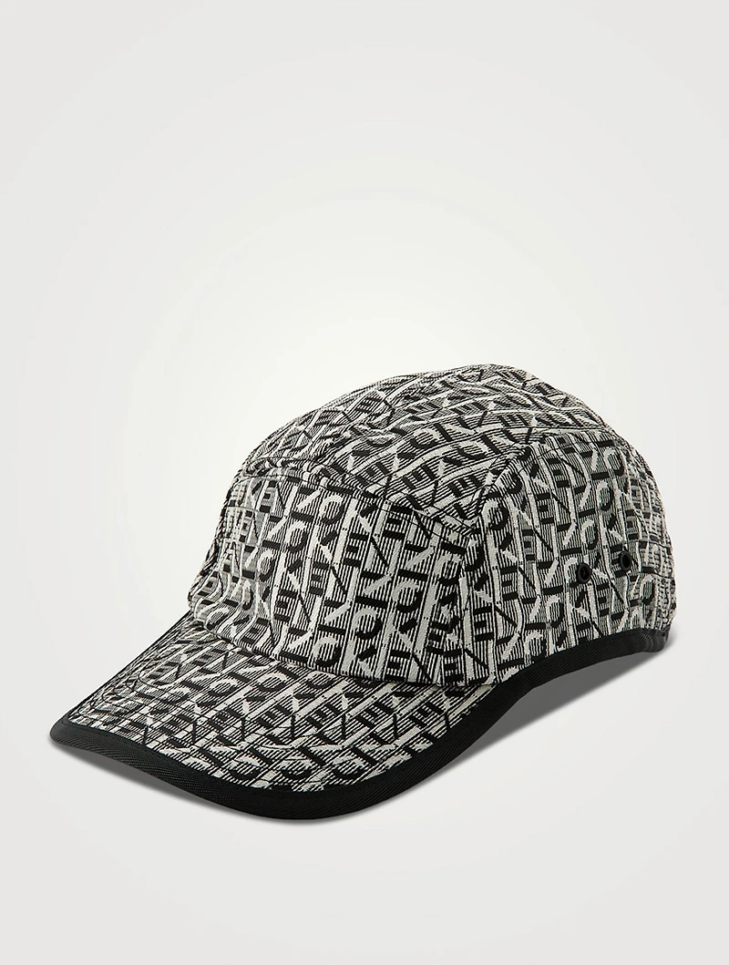Courier Cap In Logo Print