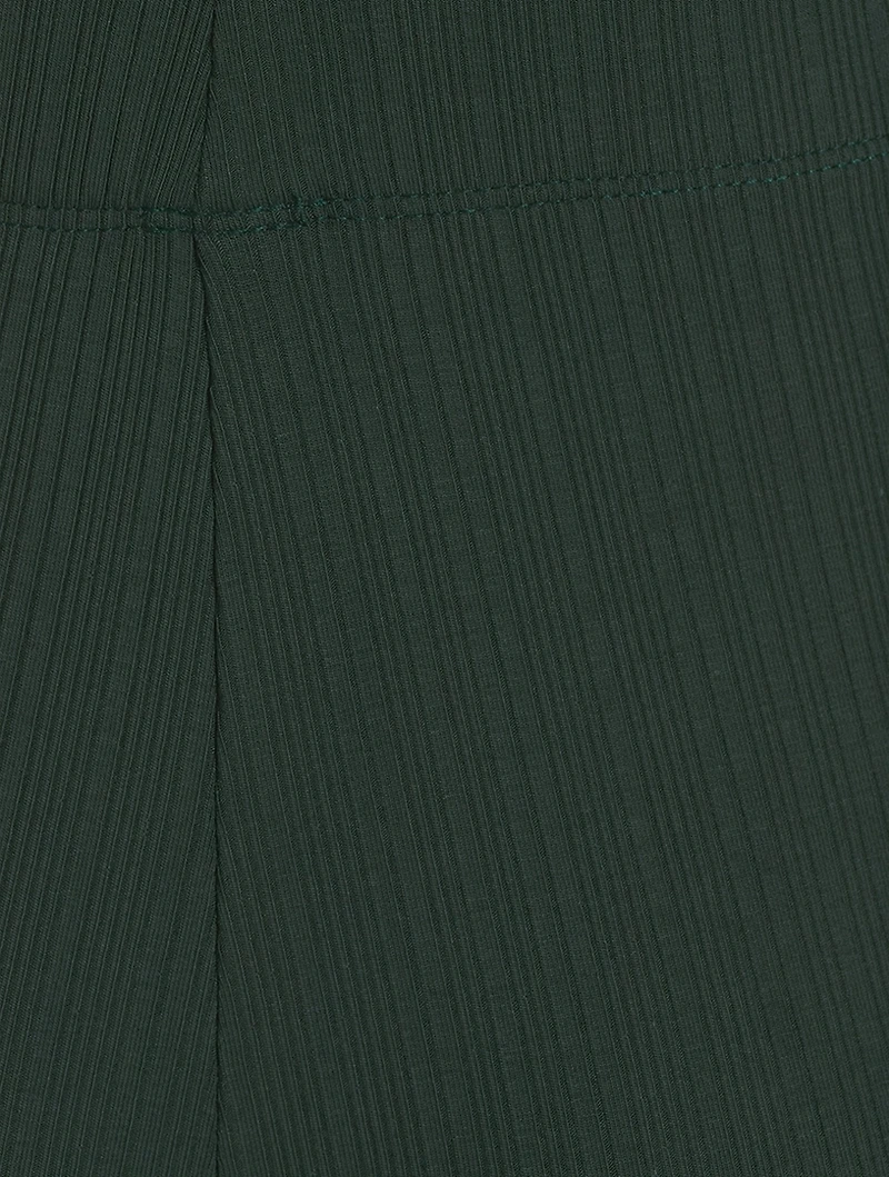 Textured Split-Cuff Trousers