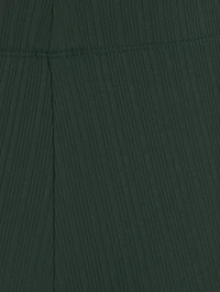 Textured Split-Cuff Trousers