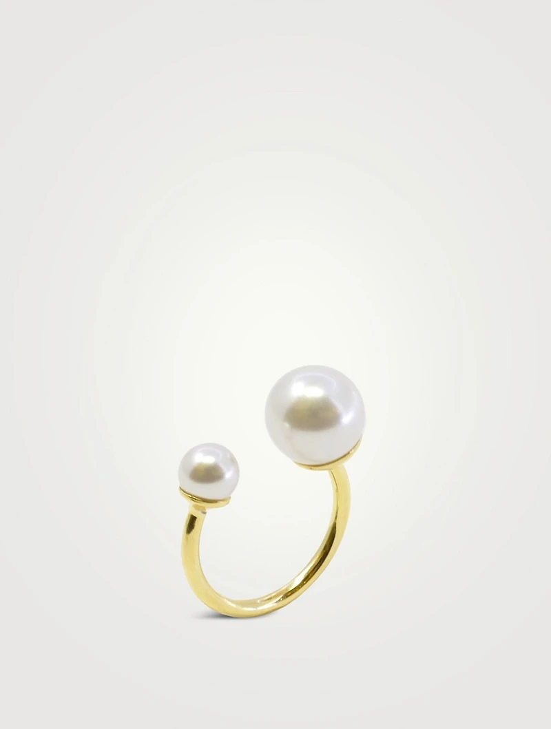 Ear Cuff With Pearls