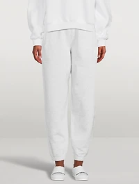 Terry Joggers With Puff Paint Logo