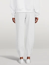 Terry Joggers With Puff Paint Logo