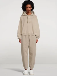 Structured Terry Hoodie With Puff Paint Logo