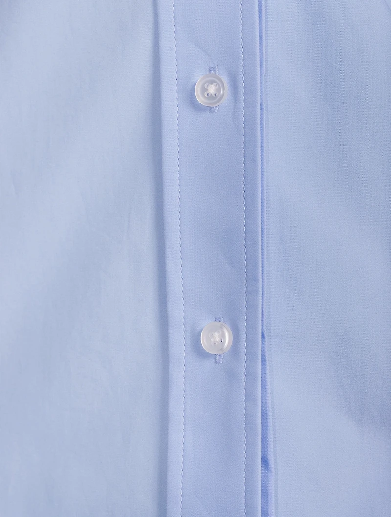 Cut-Out Cotton Shirt
