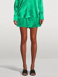 Silk Charmeuse Boxer Shorts