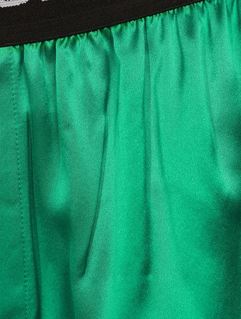Silk Charmeuse Boxer Shorts