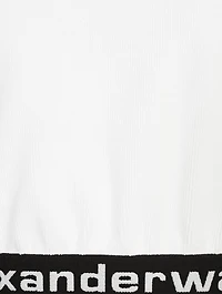 Stretch-Corduroy Cap-Sleeve Hoodie