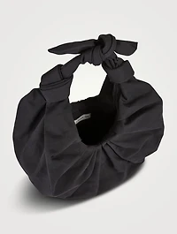 XL Kimi Satin Croissant Shoulder Bag