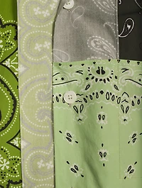 Patchwork Short-Sleeve Shirt