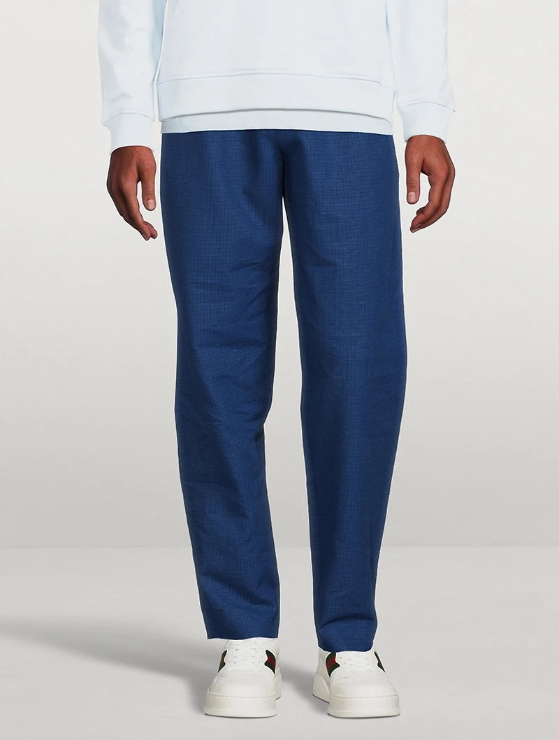 Cotton And Linen Jogger Pants