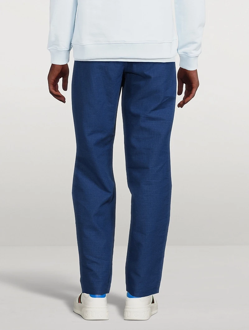 Cotton And Linen Jogger Pants